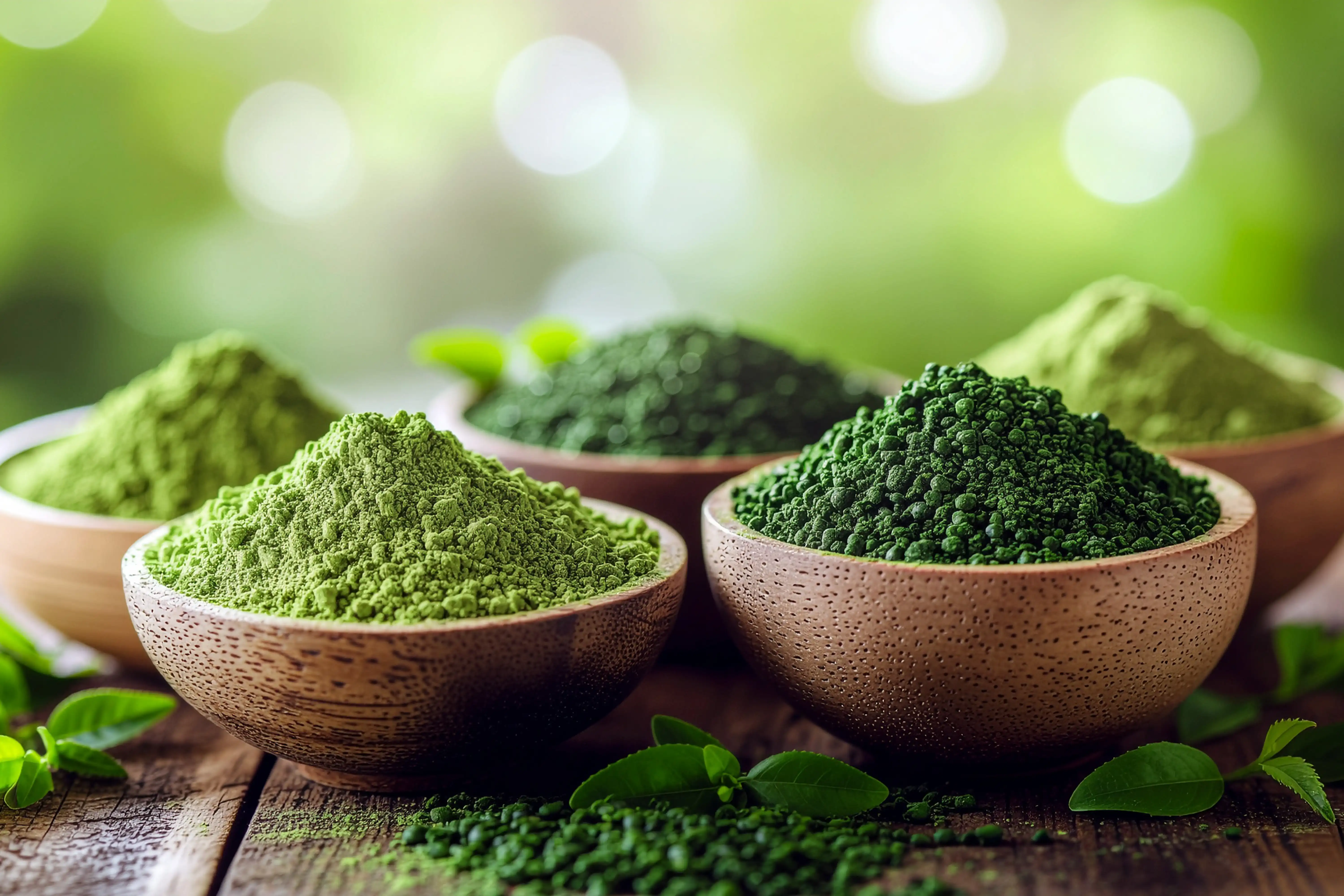 Grünes Superfood: Spirulina, Matcha und co.