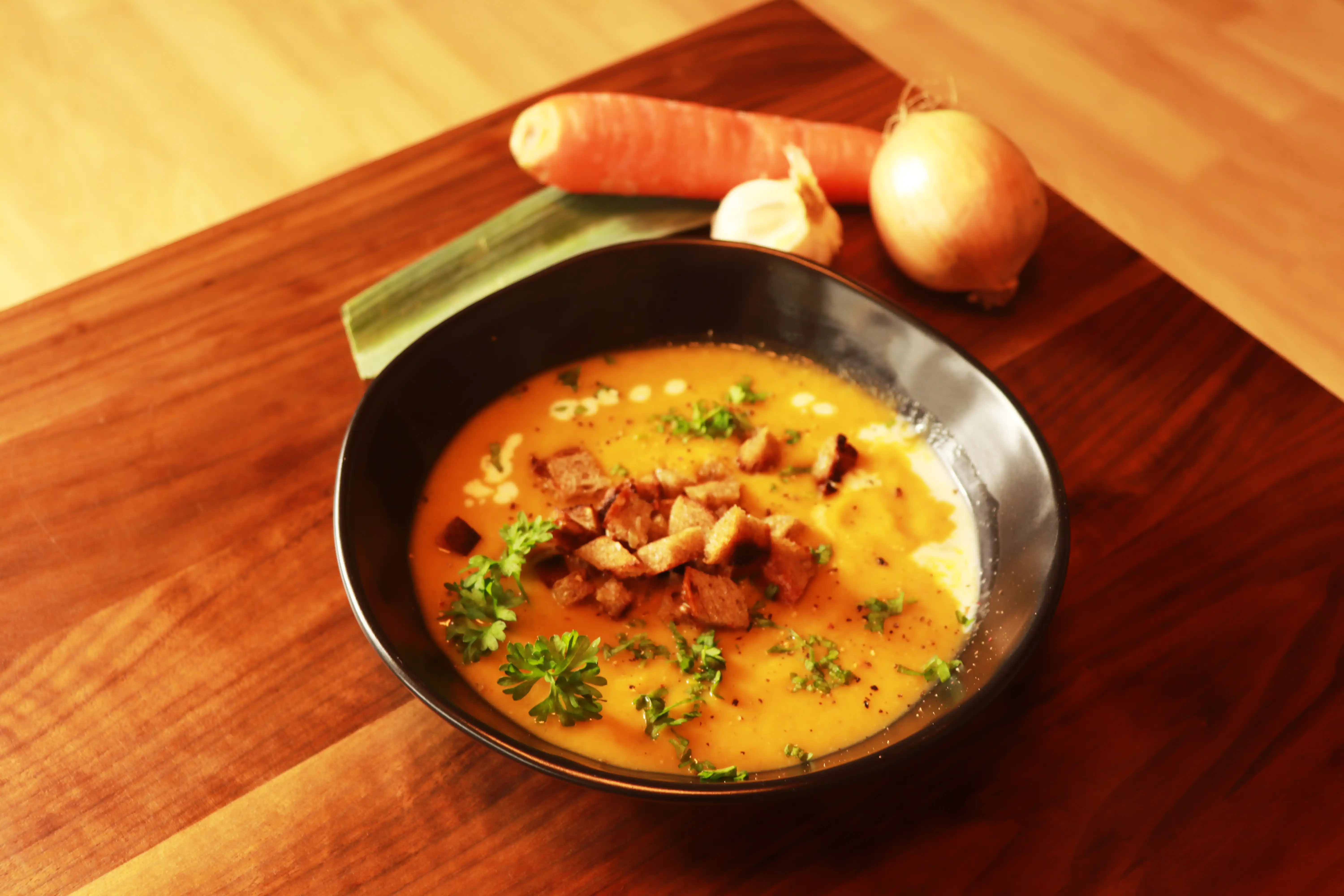 Pürierte Gemüsesuppe Rezept